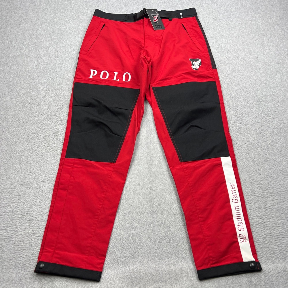 NEW Polo Ralph Lauren 1992 Stadium Games Pants Mens Medium P Wing RL67 Ski Track